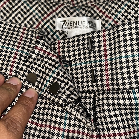 NWT plus size houndstooth pants by 7th Avenue by NY & Co. - Picture 6 of 8